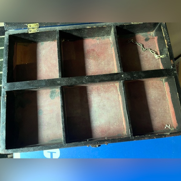 Japanese Antique Wooden Black Drawer Box Tansu Cabinet Storage Edo? Or Meiji ??! - Picture 9 of 16